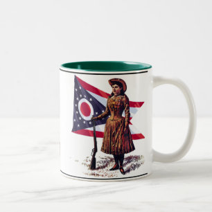 Ohio Girl, Annie Oakley Zweifarbige Tasse