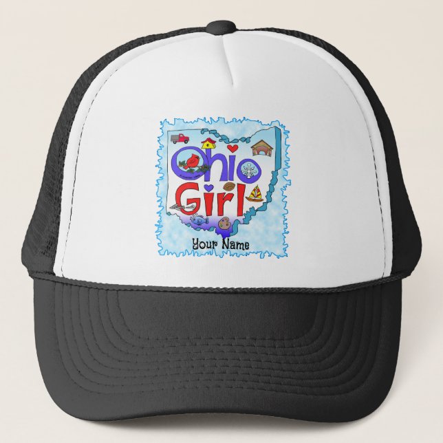 Ohio Girl Truckerkappe (Vorderseite)