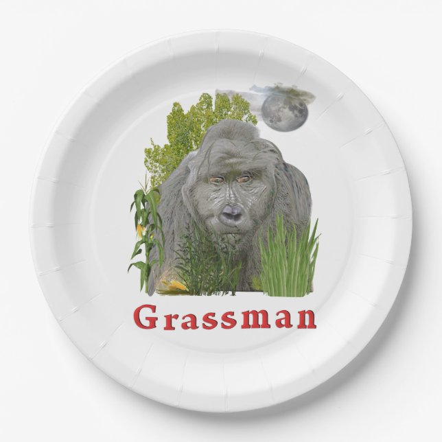 Ohio Gras Pappteller (Vorderseite)