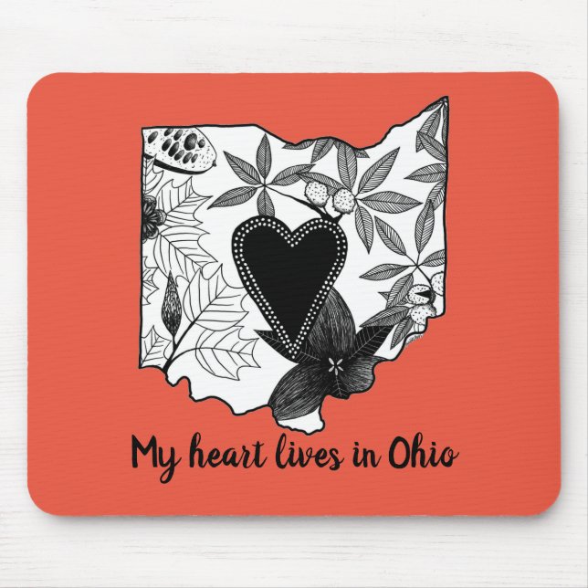 Ohio Illustration Mousepad (Vorne)