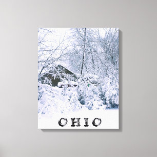 OHIO IM WINTER 2020 LEINWANDDRUCK