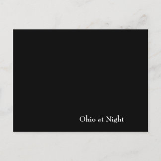 Ohio in der Nacht Postkarte
