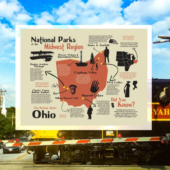 Ohio Karte der Nationalparks (Von Creator hochgeladen)