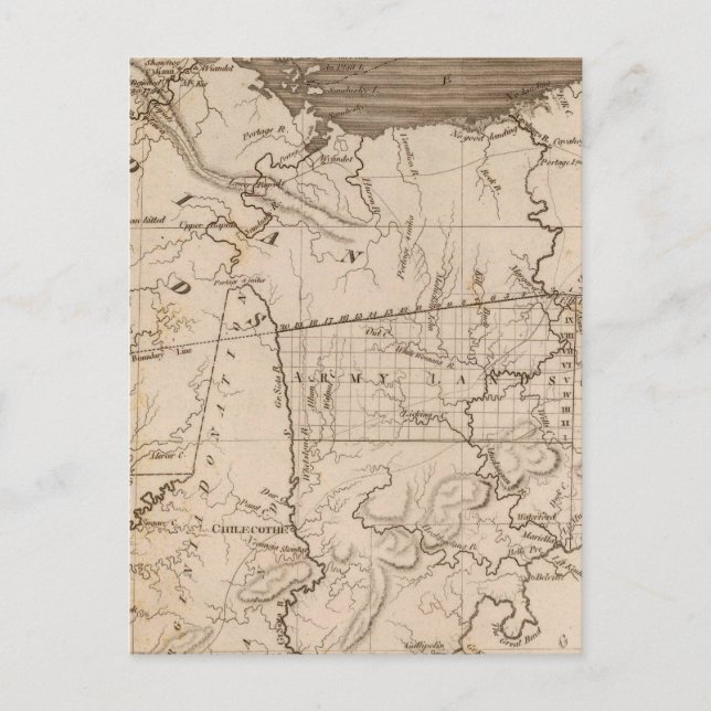 Ohio Karte von Arrowsmith (Vorderseite)