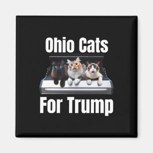 Ohio Katzen für Trump - Lustige politische Katze Magnet