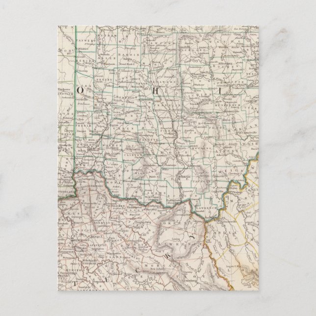 Ohio, Kentucky, Jungfrau Postkarte (Vorderseite)