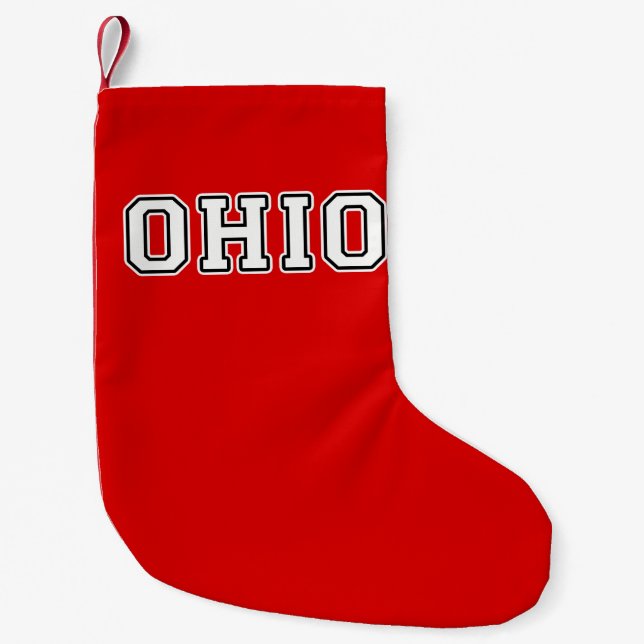 Ohio Kleiner Weihnachtsstrumpf (Vorderseite)