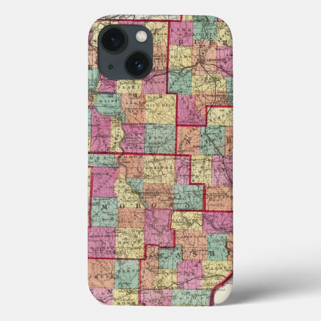 Ohio Landkreises Case-Mate iPhone Hülle (Rückseite)