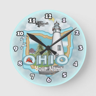 Ohio Leuchtturm Uhr