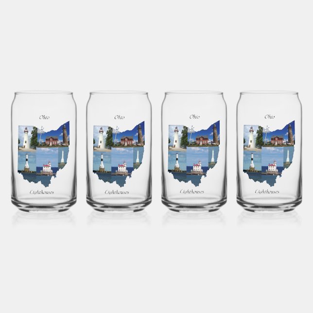 Ohio Leuchttürme aus Glas (Vorderseite)