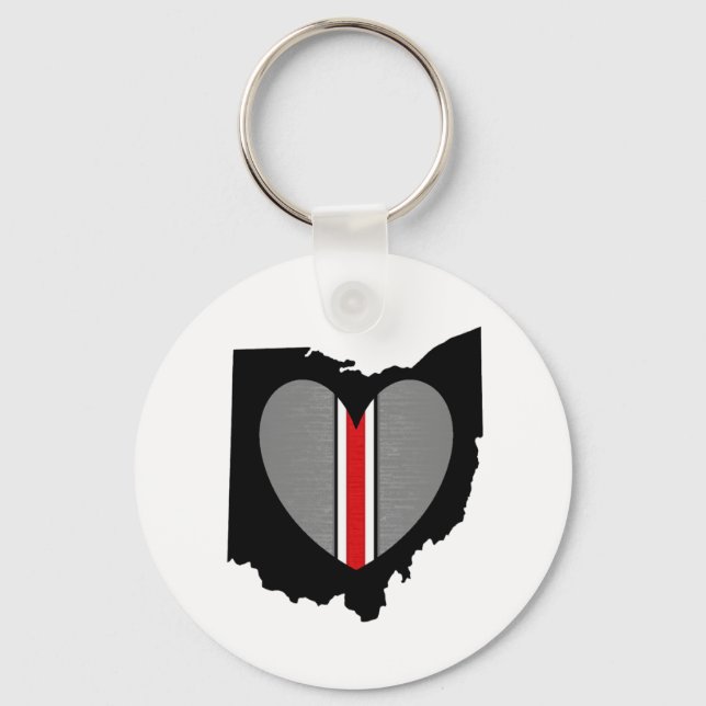 Ohio Liebe Schlüsselanhänger (Vorderseite)