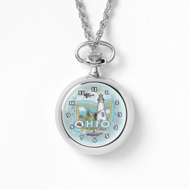 Ohio Lighthouse watch Armbanduhr (Vorderseite)
