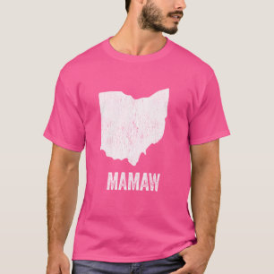 Ohio Mamaw Ohio Silhouette Staat Coolste Oma T-Shirt