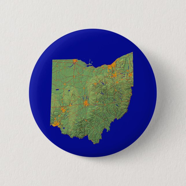 Ohio Map Button (Vorderseite)