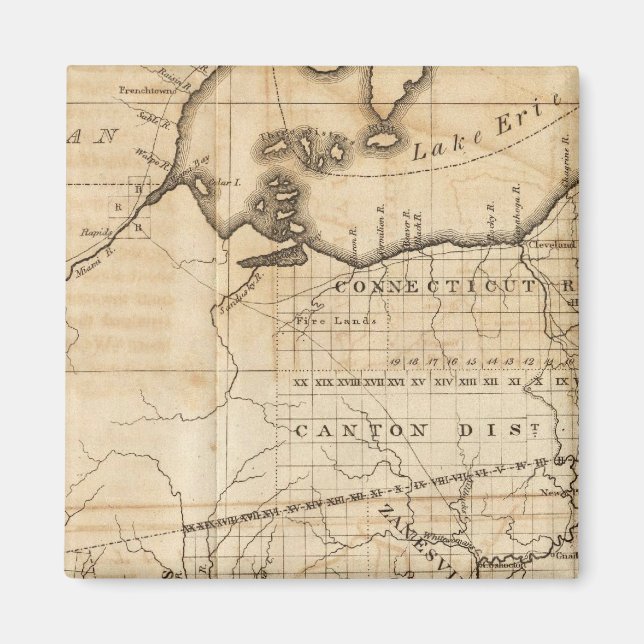 Ohio Map Magnet (Vorne)