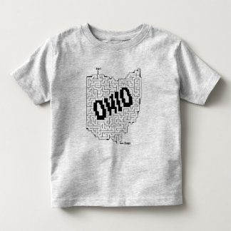 Ohio Maze Puzzle Kleinkind T-shirt