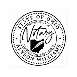 Ohio Modern Notary Public Permastempel