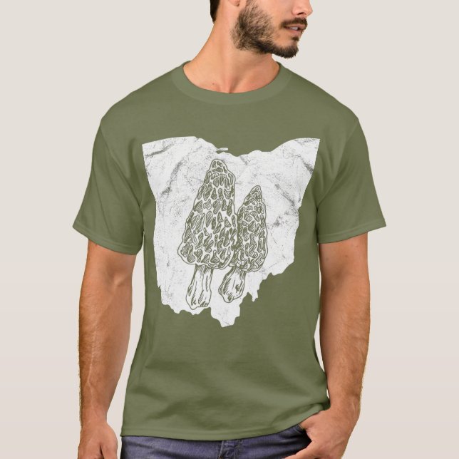 Ohio Morel Mushroom Hunting T-Shirt (Vorderseite)