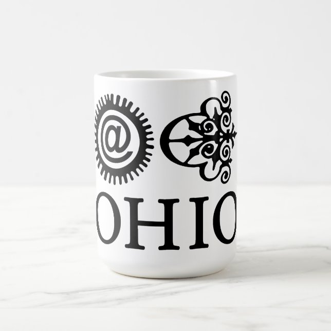 Ohio MuGlyph Kaffeetasse (Mittel)
