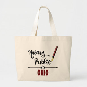 Ohio Notary Public Ink Pen Jumbo Stoffbeutel