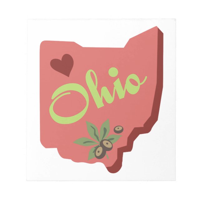Ohio Notizblock (Vorderseite)