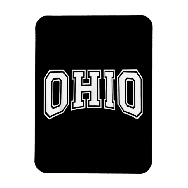 Ohio OH USA Magnet (Vertikal)