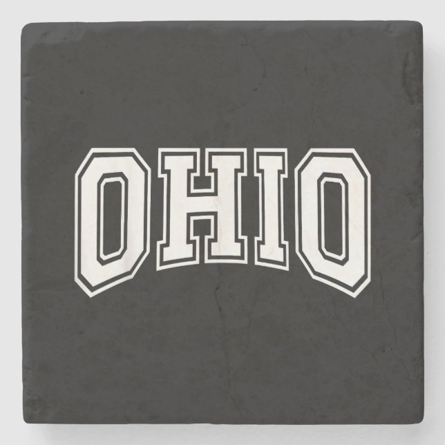 Ohio OH USA Steinuntersetzer (Vorderseite)