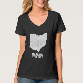 Ohio Papaw Ohio Silhouette Staat Coolst Opa T-Shirt