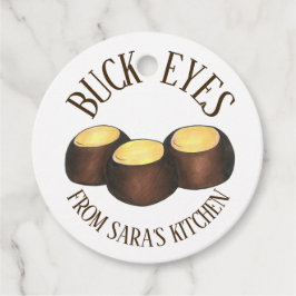 Ohio Peanut Butter Buckeye Bonbonbonbonbonbonbons, Geschenkanhänger