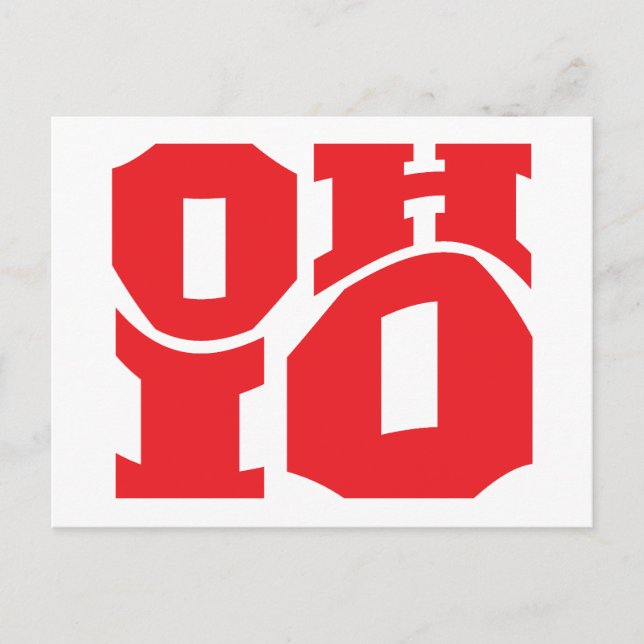 Ohio Postkarte (Vorderseite)