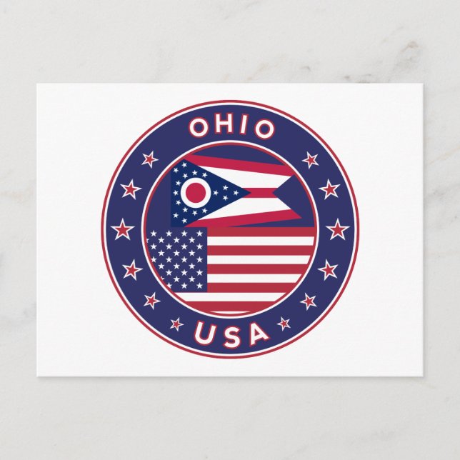 Ohio Postkarte (Vorderseite)