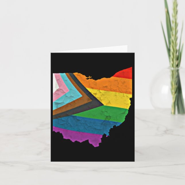 Ohio Pride Sticker Karte (Vorderseite)