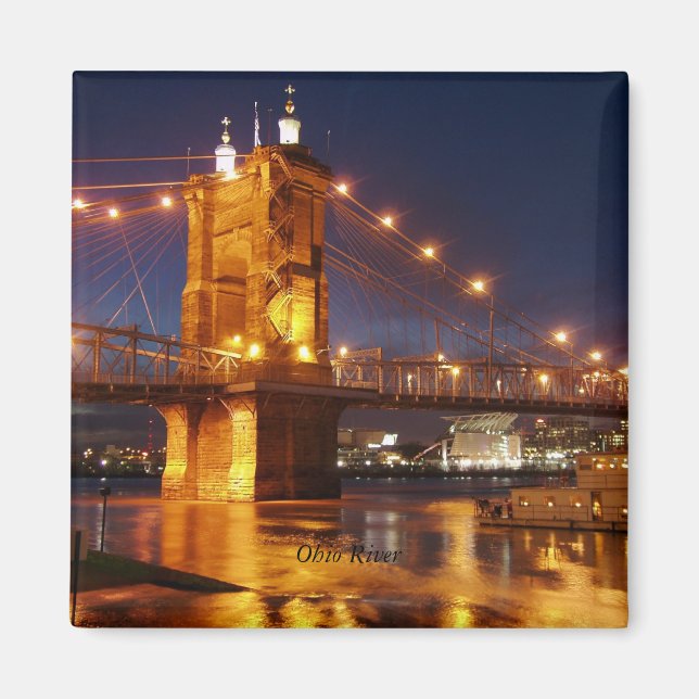 Ohio River Suspension Bridge Magnet (Vorne)