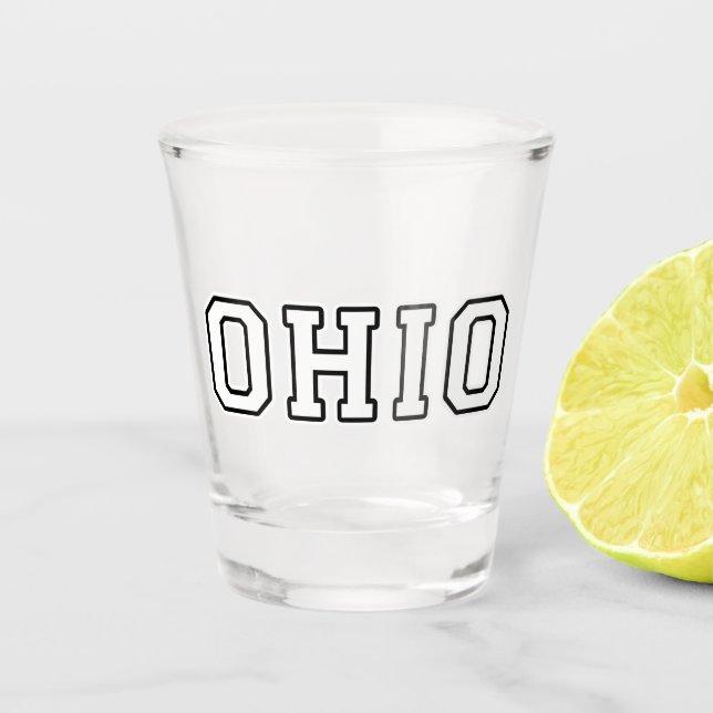 Ohio Schnapsglas (Vorderseite)