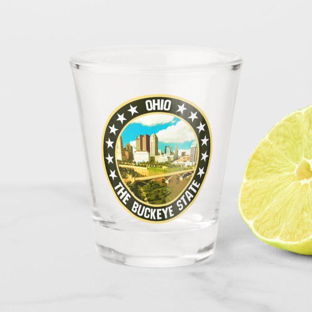 Ohio Schnapsglas (Vorderseite)