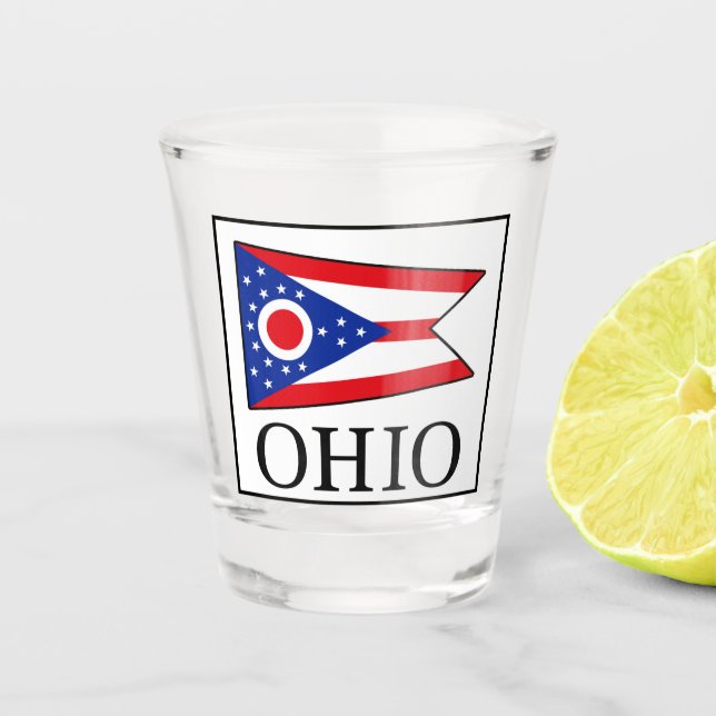 Ohio Schnapsglas (Vorderseite)