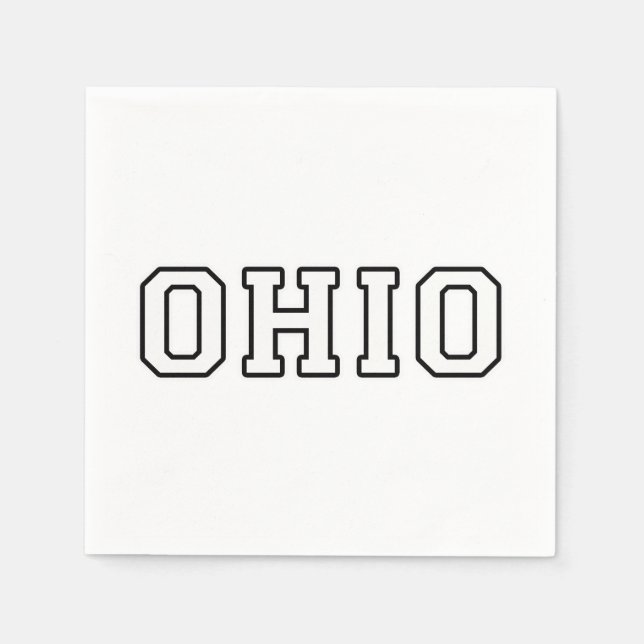 Ohio Serviette (Vorderseite)