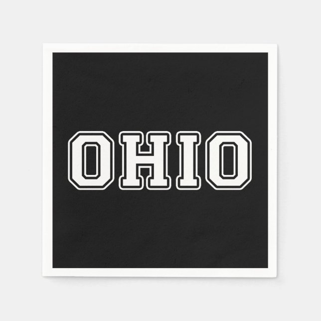 Ohio Serviette (Vorderseite)