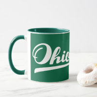 Ohio-Skript-Grün-Andenken