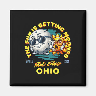 Ohio Solar Eclipse Apr 8 2024 Sun wird mobil Magnet