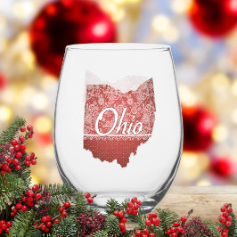 Ohio Souvenir Geschenk Weinglas Ohne Stiel