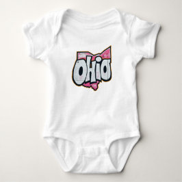 Ohio Staat Graffiti Bekleidung Baby Strampler
