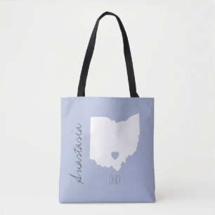 Ohio Staat Map personalisiert Name