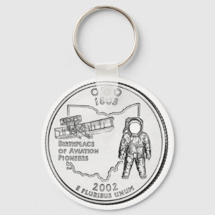 Ohio Staat Quarter Schlüsselanhänger