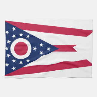 Ohio-Staats-Flagge Handtuch