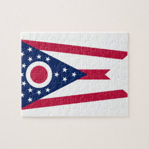 Ohio-Staats-Flagge Puzzle