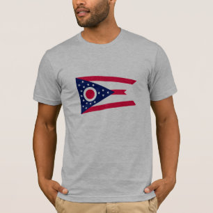 Ohio-Staats-Flaggen-Entwurf T-Shirt