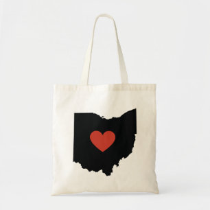 Ohio-Staats-Liebe-Buch-Tasche oder Reise-Tasche Tragetasche