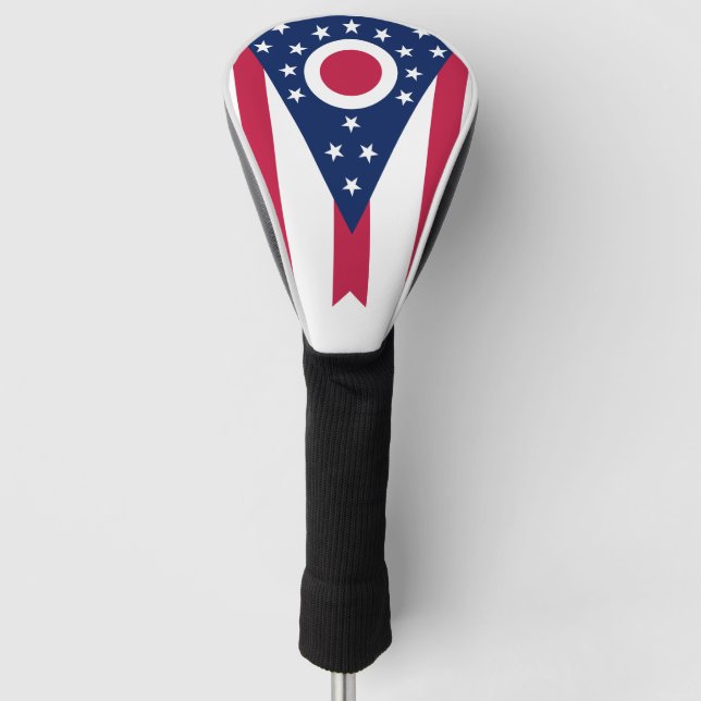 Ohio-Staatsflagge patriotisch Golf Headcover (Vorderseite)