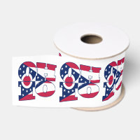 Ohio-Staatsflaggen-Typografieentwurf